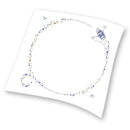 Τραπεζομάντηλο Endless 100x100cm Λευκό με Θαλασσινό Μοτίβο 150Τμχ