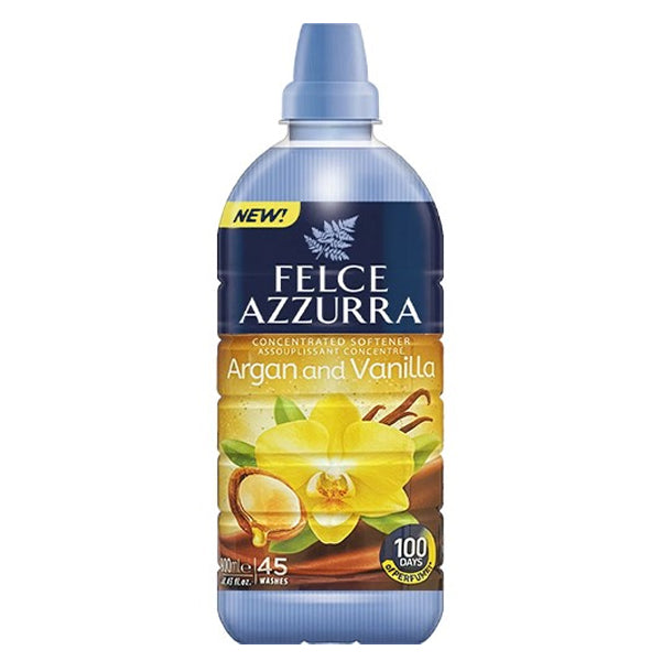 FELCE AZZURA Μαλακτικό Ρούχων 900ml με Άρωμα Αργκάν και Βανίλια 45Μεζ