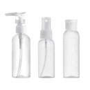 Πλαστικά Μπουκαλάκια Ταξιδίου Tns 100ml σε Διάφορα Χρώματα Σετ 3Τμχ