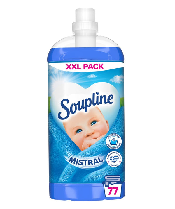 Soupline Μαλακτικό Ρούχων 1.9Lt Mistral 77Μεζ