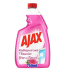 Ajax Υγρό Ανταλλακτικό Καθαριστικό για Τζάμια Ρόδο της Αυγής 750ml