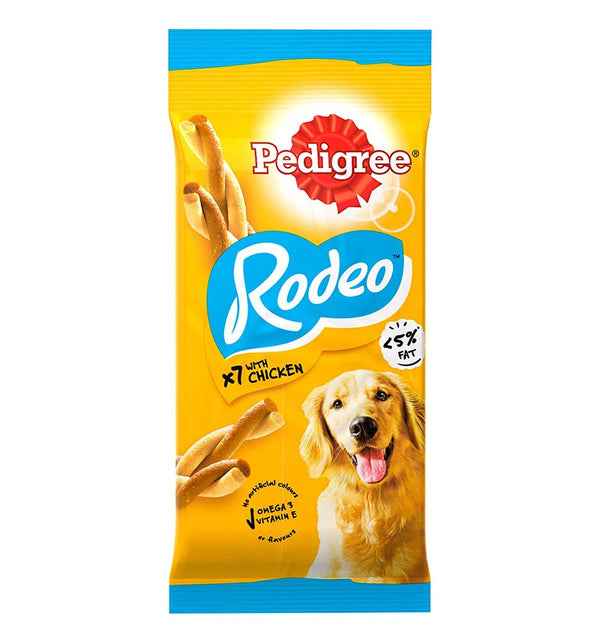 Pedigree Rodeo Stick για Σκύλους 123gr 7τμχ σε Γεύση Κοτόπουλο