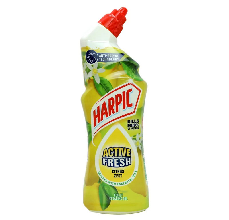 Harpic Παχύρευστο Υγρό Καθαριστικό Λεκάνης 750ml Citrus Zest