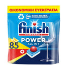 Finish Ταμπλέτες Πλυντηρίου Πιάτων All in 1 με Άρωμα Λεμόνι 85Τμχ