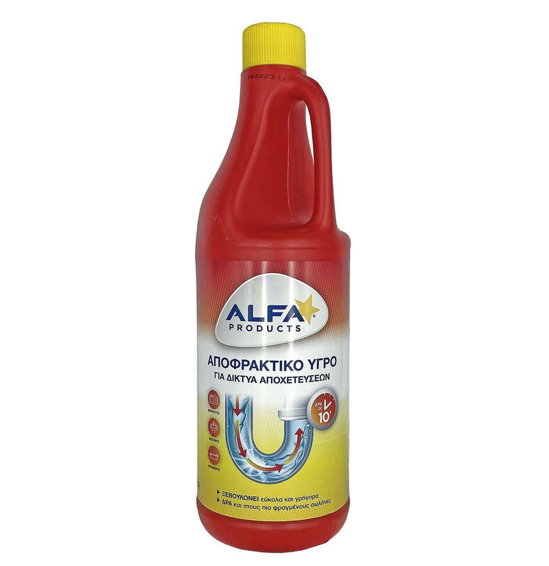 Alfa Products Υγρό Αποφρακτικό 1Lt