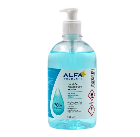 Alfa Αντισηπτικό Τζέλ με Αντλία 500ml