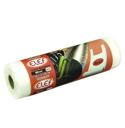 Σακούλα Ρολό Φανελάκι 26+13x42cm Elef 200τμχ