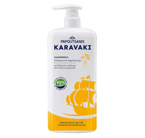 Αφρόλουτρο Papoutsanis Karavaki Άρωμα Χαμομήλι 750ml