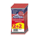 Υγρά Μαντηλάκια Wet Hankies Extra Safe Αντιβακτηριακά 2+2 Δώρο 12Τμχ