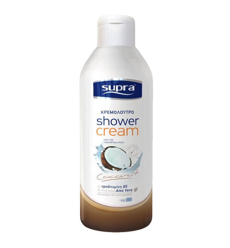 Αφρόλουτρο Supra Shower Cream Άρωμα Καρύδα 1Lt