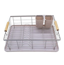 Πιατοθήκη Μεταλλική Επίπεδη TNS με Δίσκο Χρωμίου 43Χ32Χ14cm