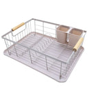 Πιατοθήκη Μεταλλική Επίπεδη TNS με Δίσκο Χρωμίου 43Χ32Χ14cm