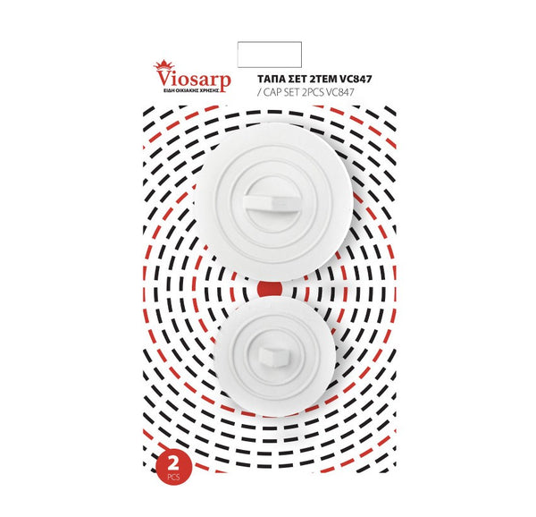 Τάπες Νεροχύτη Viosarp Λευκές 2Τμχ