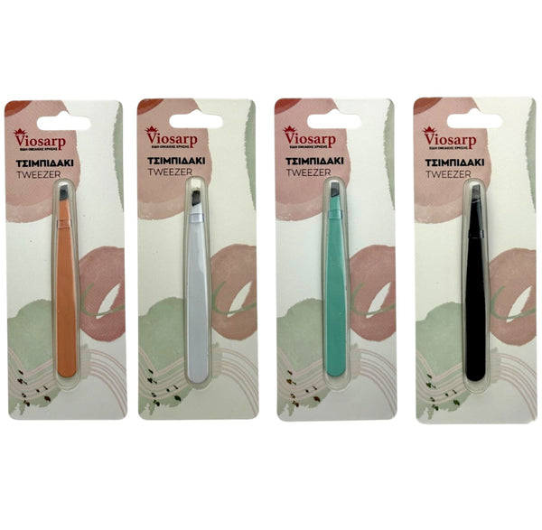 Τσιμπιδάκι Φρυδιών Viosarp Vc1822 9,5cm σε Διάφορα Χρώματα 1Τμχ