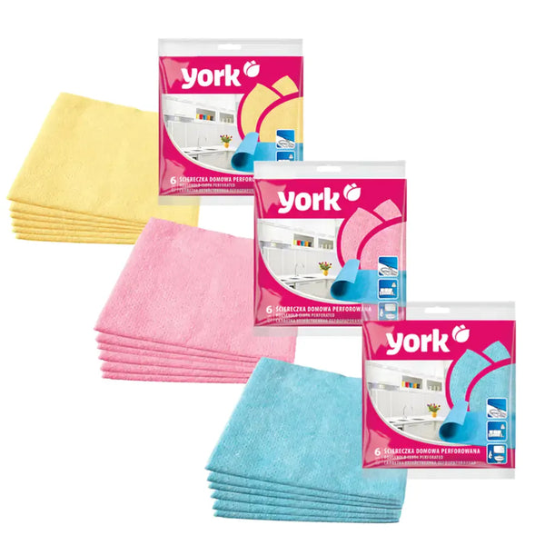 Πανάκια Οικιακής Χρήσης York Διάτρητο 34x35cm Σετ 6τμχ (YK2004)