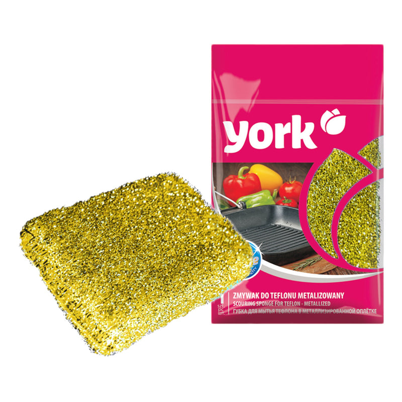 Σφουγγάρι Κουζίνας York Επιμεταλλωμένο για Τεφλόν (YK3202)