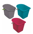 Πλαστικός Κουβάς Ορθογώνιος York 14Lt σε Διάφορα Χρώματα (YK7101)