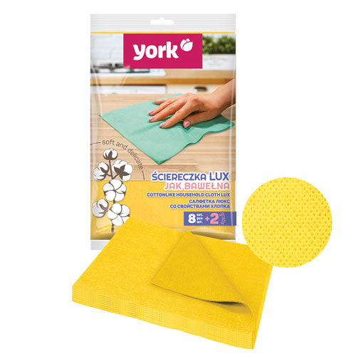 Πανάκια Βαμβακερά York Lux 35x50cm Σετ 8τμχ+2τμχ Δώρο (YK2034)