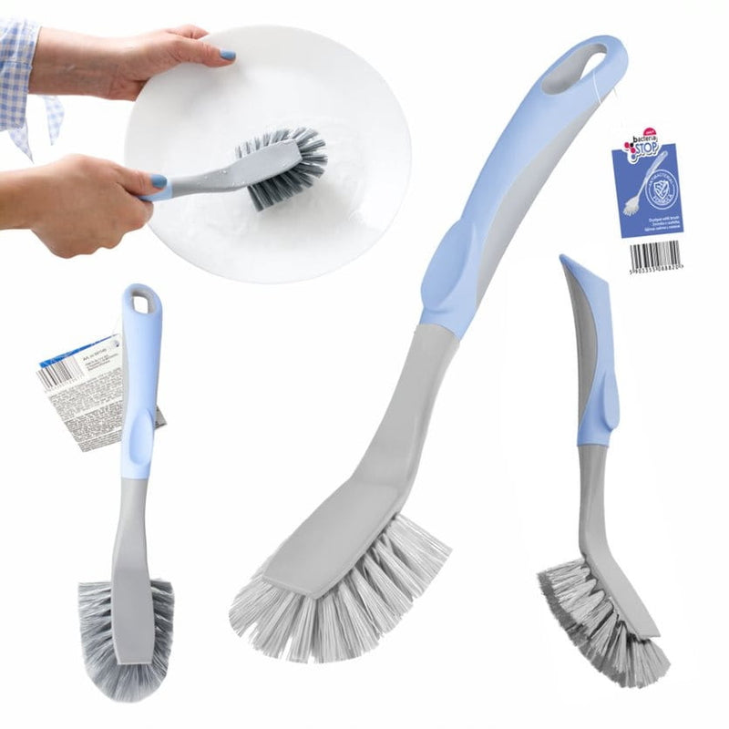 Βουρτσάκι Πιάτων York Bacteria Stop με Λαβή (YK4114)