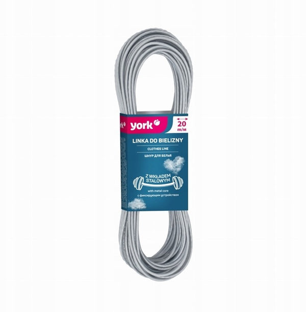 Σχοινί Ρούχων Ενισχυμένο York Metal 20m (YK9685)