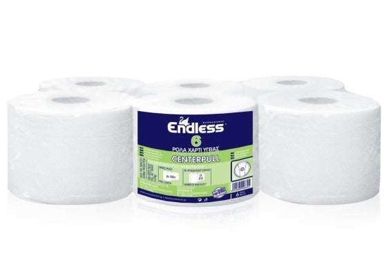 Ρολό Xειροπετσέτας Endless Centerpull Eπαγγελματικό για Αυτόματες Συσκευές Ρολό 6x670gr