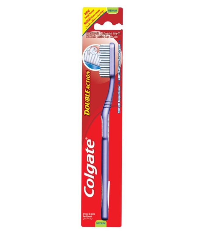 Οδοντόβουρτσα Colgate Double Action Μέτρια Σκληρότητα 1Τμχ