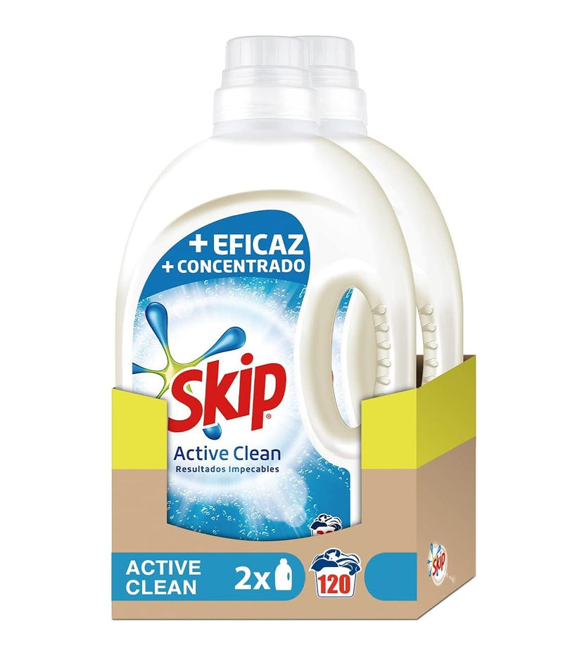 Skip Υγρό Πλυντηρίου 120Μεζ Active Clean 5.4Lt