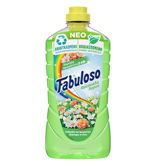 Fabuloso Υγρό Πατώματος 1Lt Άρωμα Φρεσκάδα Αγρού