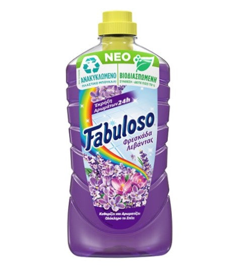 Fabuloso Υγρό Πατώματος 1Lt Άρωμα Φρεσκάδα Λεβάντα