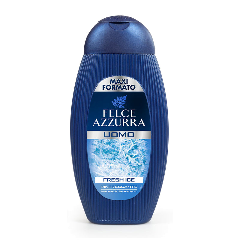 FELCE AZZURRA Fresh Ice 2 σε 1 Σαμπουάν και Αφρόλουτρο με Άρωμα Παγωμένη Φρεσκάδα 400ml