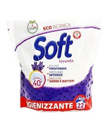 Soft Σκόνη Πλυντηρίου 22Μεζ Λεβάντα 1.100Kg