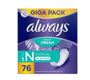 Σερβιέτες Always Daily Fresh Normal Κανονικό Μέγεθος 76Τμχ