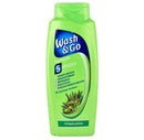 Wash & Go Σαμπουάν με 5 Δράσεις για Λιπαρά Μαλλιά με Εκχύλισμα Βοτάνων 360ml