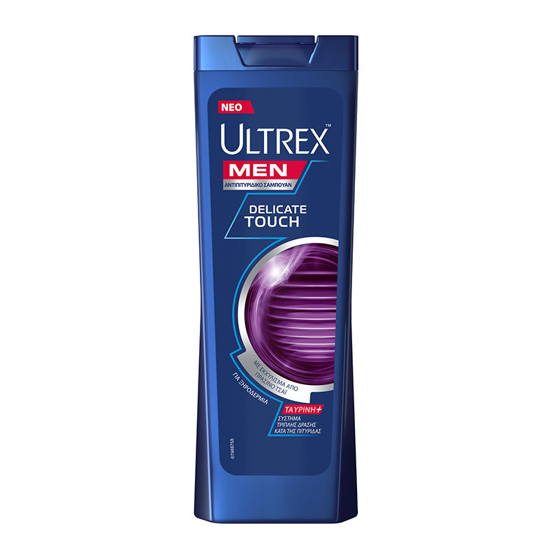 Ultrex Men Delicate Touch Αντιπιτυριδικό Σαμπουάν 360ml