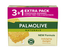 Palmolive Naturals Moisture Care με Άρωμα Μέλι και Γάλα 4Τμχ 90gr