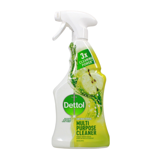 Dettol Αντιβακτηριδιακό Multi Purpose Cleaner Καθαριστικό Spray Γενικής Χρήσης με Πράσινο Μήλο 500ml