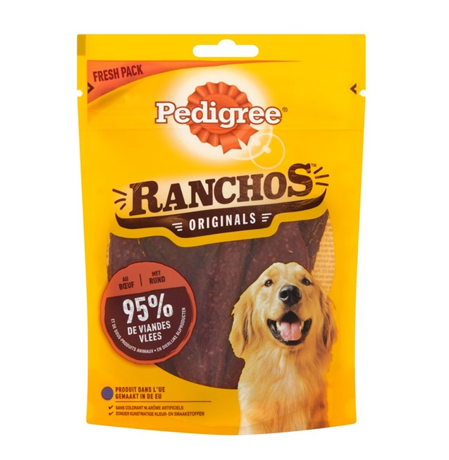 Pedigree Λιχουδιά Σκύλου Ranchos 70gr σε Γεύση Μοσχάρι