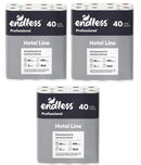 Χαρτί Υγείας Endless Επαγγελματικό Hotel Line 40 Ρολά 2 Φύλλων 125gr Δέμα 3Τμχ