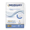 Πάνες Ακράτειας SENSIMED Νυκτός Megapack XLarge 25Τμχ