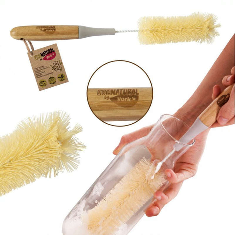 Βούρτσα Καθαρισμού Μπουκαλιών York Μπαμπού 1Lt (YK4120)