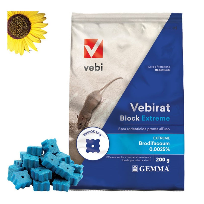 Vebirat Block τρωκτικοκτόνο 200 gr