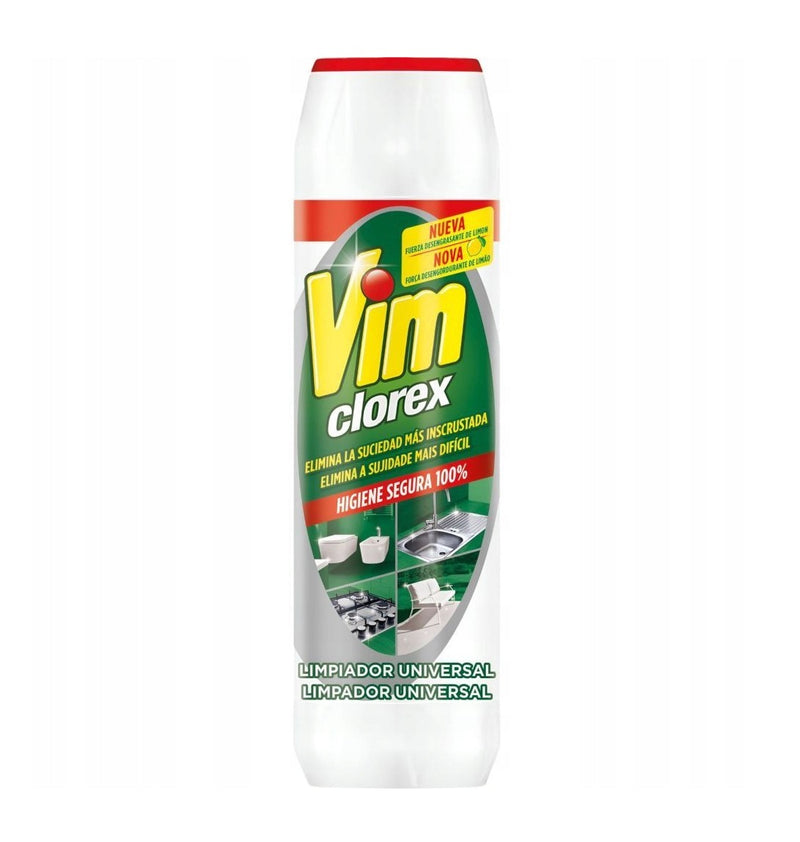 Vim Clorex Cleaner Σκόνη Καθαρισμού Σκληρών Επιφανειών 750gr