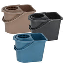 Πλαστικός Κουβάς Ορθογώνιος με Στίφτη York 14Lt σε Διάφορα Χρώματα (YK7001)