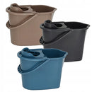 Πλαστικός Κουβάς Ορθογώνιος με Στίφτη York 10Lt σε Διάφορα Χρώματα (YK7002)