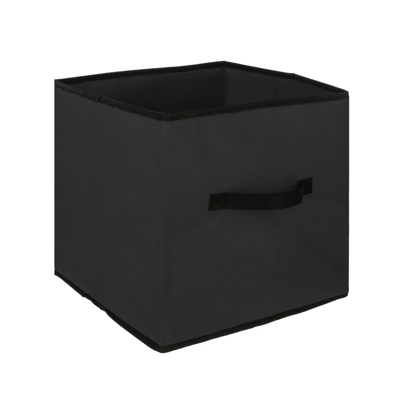 Υφασμάτινο Κουτί Αποθήκευσης Tns Μαυρο με Διαστάσεις 31x31x31cm