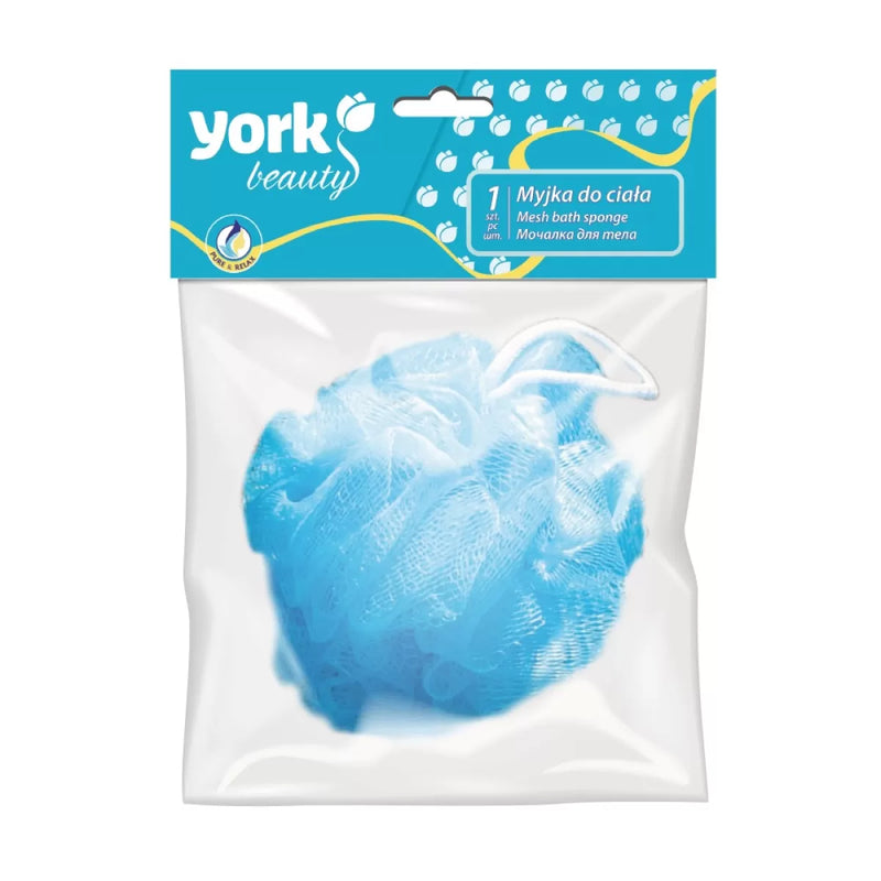 Σφουγγάρι μπάνιου York Beauty Τούλι σε Διάφορα Χρώματα (YK1510)