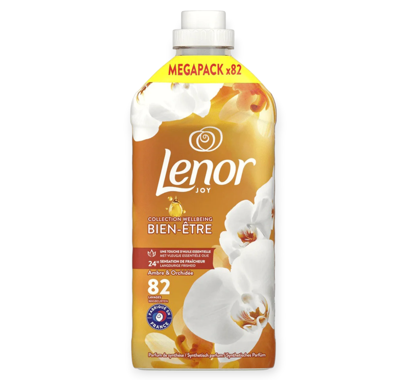 Lenor Μαλακτικό Indulge 1.722ml Άμπερ & Ορχιδέα 82Μεζ