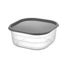 Φαγητοδοχείο TNS Πλαστικό Τετράγωνο με Καπάκι 2,5Lt