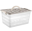 Φαγητοδοχείο Tns με Καπάκι Kλιπ και Xειρολαβή 16Lt 40x28x20cm