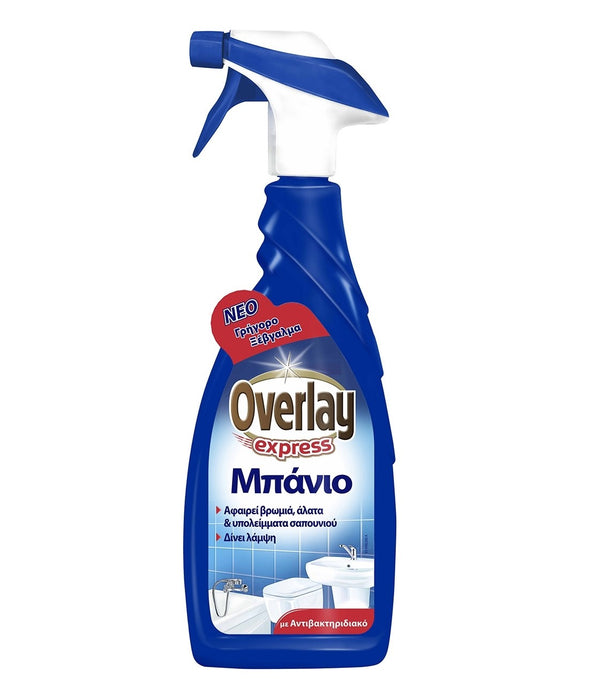 Overlay Καθαριστικό Spray Γενικής Χρήσης με Απολυμαντική Δράση Λεμόνι 650ml